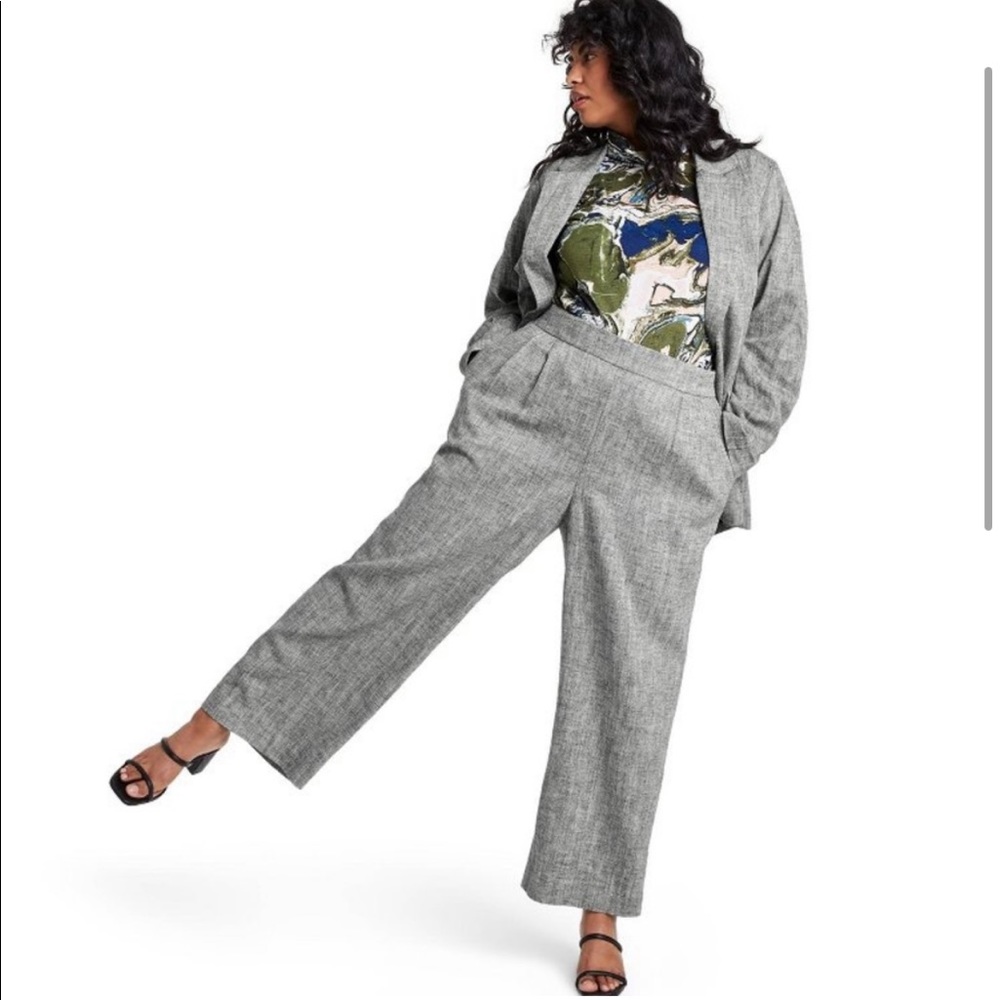 Rachel Comey x Target chevron high rise wide leg trousers